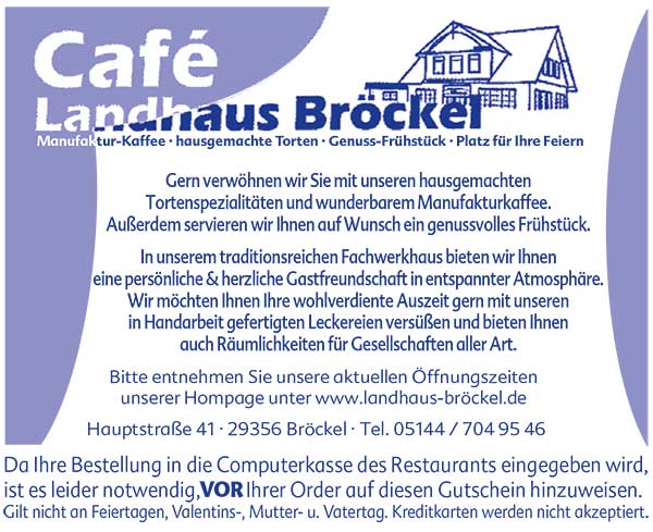 Café Landhaus Bröckel