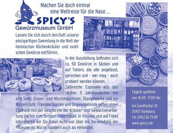 Spicy`s Gewürzmuseum Hamburg