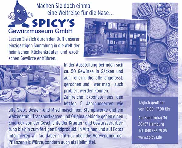 Spicy`s Gewürzmuseum Hamburg